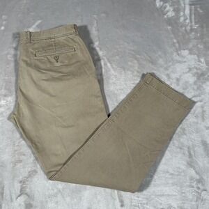 VTG J Crew Oarsman Officer Pants Mens 36x32 Beige 484 Slim Casual Chino Field
